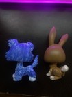 Littlest Pet Shop Custom Collie And Bunny Ooak Hand Painted Tlc          