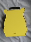 Winnie The Pooh Vintage Lunchbox Yellow  Metal Tin