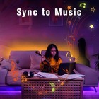 25ft Led Strip Lights  Smart Light With App Remote Control  Rgb Led Lights