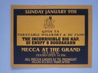 1994 Mecca Flip Squad Nyc Concert Flyer Hip Hop Dj Enuff Big Kap Rap Boodakahn
