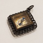 Antique Victorian 1908 Birmingham England Sterling Silver Compass Fob Charm