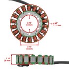 Stator Regulator Rectifier Gasket Fits Honda Vt600cd Shadow Vlx 600 1999 - 2007
