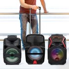 8  3000w Portable Bluetooth Speaker Subwoofer Heavy Bass Sound System Party  mic