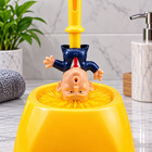 Donald Trump Toilet Brush Novelty Bathroom Cleaning Brush With Holder