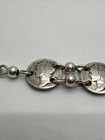 Vintage 90  Percent Silver Mercury Dime Coin Bracelet Size 6 5   