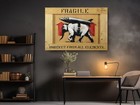 Elephant Rocket Canvas Print Banksy Art Wall Decor Wooden Frame Durable