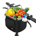 Dog Bike Basket Folding Bicycle Carrier Detachable Front Basket For Small Pet Us