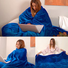 Royal Blue Throw Blanket Fleece Blanket 50 x60  super Soft Cozy Plush Throw Blan