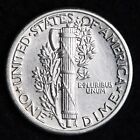 1928 Mercury Silver Dime Nice Au Free Shipping