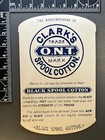 Antique Victorian Trade Card Advertising- Clark s Spool Cotton 