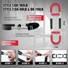 Gorilla Bar Twister Arm   Chest Trainer For Men     Adjustable 60-100lb Chest S   