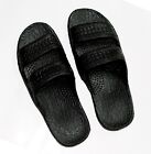 Beach Sandal Slippers  Double Strap Slide On  Hawaii Ip Original Black Sandals
