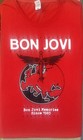 Rare Red Bon Jovi Red T-shirt     Bon Jovi Memories    Woman   s S-large  Great Cond 