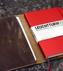 Genuine Leather Notebook Cover - Refillable Journal Rustic Handmade A4 