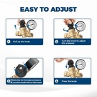 Rvguard Rv Water Pressure Regulator Valve With Adjustable Knob  Brass 