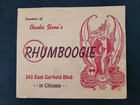 1945 Vintage Charlie Glenn s Rhumboogie Chicago Souvenir Photo African American