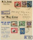 Kut 1952 Two First Day Covers Registered Used In Tanganyika   Kenya