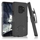 For Samsung Galaxy S7 S8 S9  plus Holster Belt Clip Combo Case Cover   Kickstand