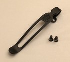 Matte Black Titanium Deep Carry Pocket Clip For Spyderco Endura 4 Frn Tip Up