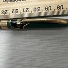 Vintage Sheaffer Admiral Green Gold Fountain Pen   Pencil Set 1950s 14k Nib