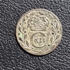 1 Ore    re  1700 - Hz - Sweden Billon Coin -carl Xii