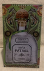 2023 Silver Patron Tequila Aztec Mexican Heritage Tin Box  empty  8x4 5x4 5 Guc