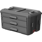 3-drawer Tool Storage Box Stackable Organizer Heavy Duty Garage Solution New