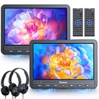 Naviskauto 2x10 5  Screen Headrest Portable Car Dvd Player Built-in Battery Usb