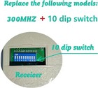 2-pack For Linear 3089 Garage Door Opener Remote 308911 Mcs308911 10 Dip 300mhz