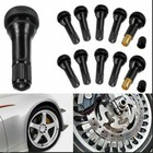 200pcs Car Auto Tr 413 Short Rubber Tubeless Snap-in Tyre Tire Valve Stems Black
