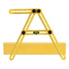 Professional Angle Ruler   Template Tool  Abs Plastic Angle Finder