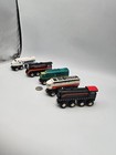Wooden Train Locomotive Engine Lot X5 Works W Thomas   Friends Railway  Brio