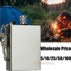 5 100 Permanent Match Strike waterproof Flint Fire Starter Survival Tool Outdoor