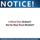 Front Rear Drilled Rotors Brake Pads For Suburban Escalade Silverado Sierra 1500