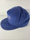 Vintage Busch Blue Corduroy Snapback Hat Cap One Size Stylemaster Usa Beer Logo