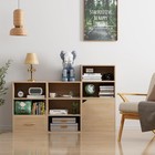 Cube Storage Organizer Shelf  3-tier Stackable Wooden Display Bookcase For Li   