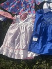 Lot Of 26 Vintage Baby Girls Clothes  Dresses rompers pinafore Polly Flinders