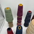 Vintage Sewing Notions Lot Wood Thread Spools Material Clarks Bulk 100s Of Yards