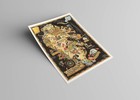 Map Of Anne Arundel County  Maryland - Poster  Historical   Whimsical Art Print