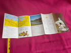 Hotel Vintage Travel  Brochure Souvenir Fukuoka Suburbs Japan Tourist Map