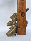 Small Vintage Brass Pelican Pair Figurines 3 1 2      2 1 4   tall