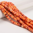 Natural Spiny Oyster Smooth Rondelle Beads Size 4x6mm 5x8mm 5x10mm 15 5   Strand