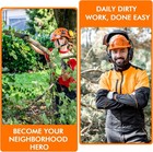 High Tree Limb Rope Saw With 15 Oz Throw Bag  2 Pack 50ft Paracord  53 In Hand-o