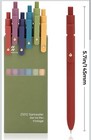 Ddaowanx Gel Pens  6 Pcs 0 5mm 6 Count  pack Of 1   6 Vintage-black Ink 