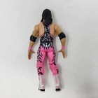 Bret Hart Action Figure Wwe Wrestling Wwf Attitude Toy Mattel Hitman Pink Black