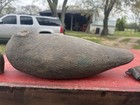 Antique Hand Carved Duck Decoy W unusual Tail Attachment 
