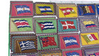 Lot Of 78 Assorted Antique Tobacco Cigar Felts Flags 1910s - Argentina To Zion