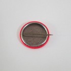 Girlwatcher Button Pin Fluorescent Pink Vintage Hippie Pinback 1966