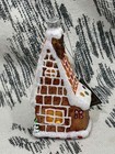 Robert Stanley Gingerbread House Christmas Ornament Glass New  Nwt 