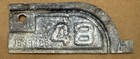 Rare Pair 1948 California License Plate Tab-tag  0639428   for 1947 Plates 